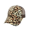 thumbnail image 6 of Women/Men Baseball Cap, Fashion Vintage Leopard Tiger Snake Print Breathable Mesh Sun Protection Hat for Fishing Running Cycling, 6 of 8