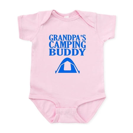

CafePress - Grandpa s Camping Buddy Body Suit - Baby Light Bodysuit Size Newborn - 24 Months