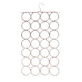 thumbnail image 2 of Porte-foulard Organiseur de Foulard Support pour Garde-Robe Placard 28 Cercles, 2 of 8