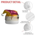 thumbnail image 4 of Balery Bright Pink Chair Pattern Santa Hat Christmas Hat Funny Christmas Hat Christmas Knitted Beanie Hat For Men Women Adult, 4 of 6