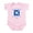 Petal Pink, variant on CafePress - Plane Infant Bodysuit - Baby Light Bodysuit, Size Newborn - 24 Months