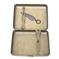 thumbnail image 1 of Caja de Cigarrillos de Metal Caja de Cigarrillos de Bronce Retro Clip de Resorte de Doble Cara Soporte de Bolsillo Clip de Resorte de Doble Cara Latón Abierto para 20 Cigarrillos ANGGREK Otros, 1 of 8