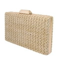 thumbnail image 3 of Natural Straw Box Clutch, 3 of 15