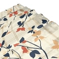 thumbnail image 3 of Yayeee Shower Curtain with Hooks 72"x72" Waterproof Fabric Bathroom Hanging Decor, Beige Leaves Plaid, 3 of 5