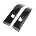 thumbnail image 1 of Unique Bargains 1 Set Rear Door Window Switch Panel Cover Trim for Toyota Tacoma 2016-2023 Master Power Window Switch Cover Trim Carbon Fiber Pattern ABS Black, 1 of 6