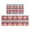 Colorful Geometric Striped, variant on Colorful Floral Pattern Kitchen Rugs Sets Of 2,Anti Fatigue Kitchen Mat Rugs Non Slip Washable,Decorative Kitchen Floor Mats for Kitchen,Sink,Laundry,17"x30" 17"x47"