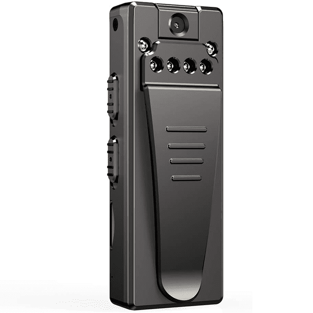 Mini cámara corporal, grabadora de video portátil 1080P portátil, pequeña cámara oculta de vigilancia de seguridad para el hogar y la oficina Xemadio 220060