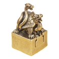 thumbnail image 1 of Xuanwu-estatua en miniatura , escultura pequeña de latón, adorno de mesa para estantería, decoración del hogar, regalo de cumpleaños, 1 of 5
