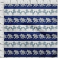 thumbnail image 2 of oneOone Polyester Lycra Fabric Stripe|Elephant & Horse Ikat Print Fabric BTY 56 Inch Wide, 2 of 3