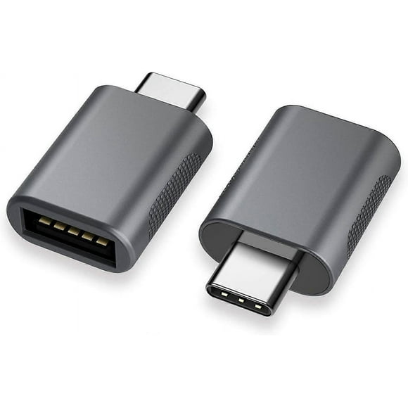 USB C to USB Adapter(2 Pack),USB-C to USB 3.0 Adapter,USB Type-C to USB,Thunderbolt 3 to USB Female Adapter OTG for MacBook Pro 2019/2018/2017 ...