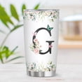 thumbnail image 2 of Personalized Initial G Tumbler: 20oz Monogrammed Coffee Mug – Unique Gift for Women on Birthday Mother's Day – Religious Christian Gift Personalized for Her, 2 of 6