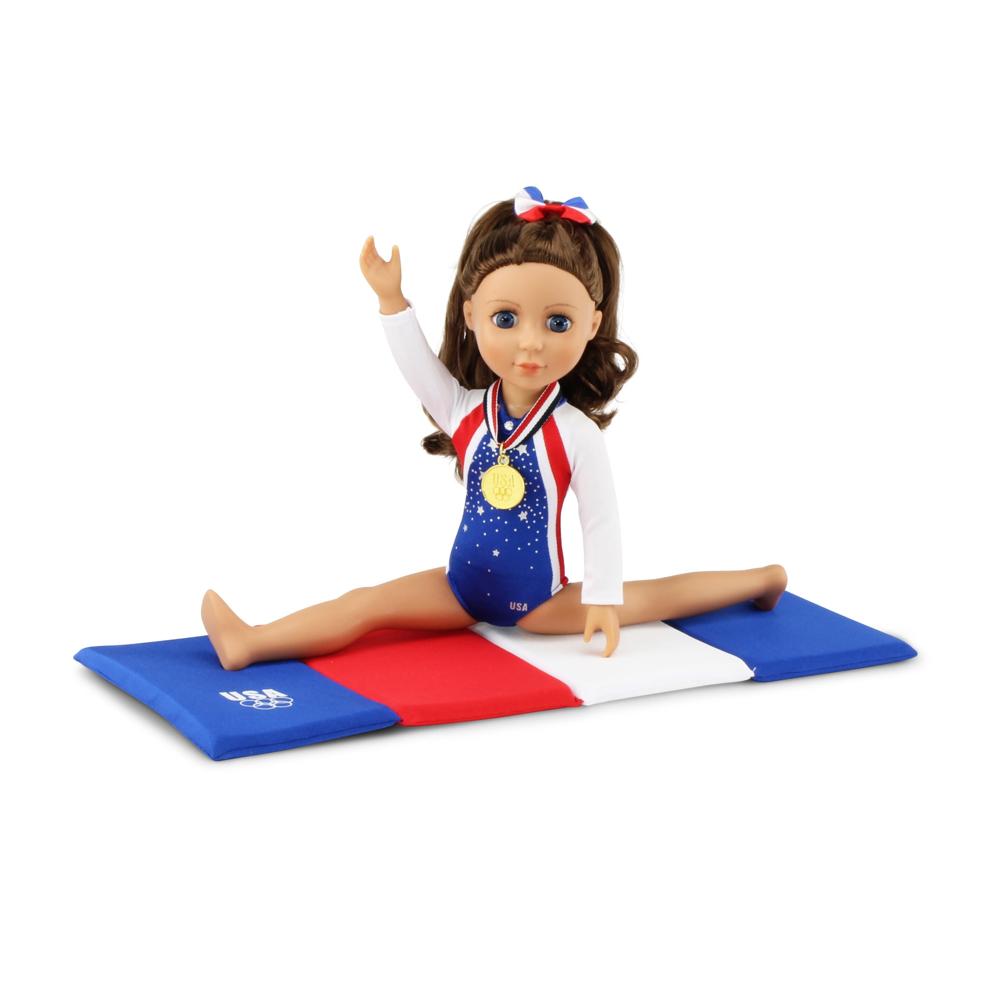 Emily Rose 14.5 Inch Doll Clothes 4 Piece Team USA 14" Doll Gymnastics