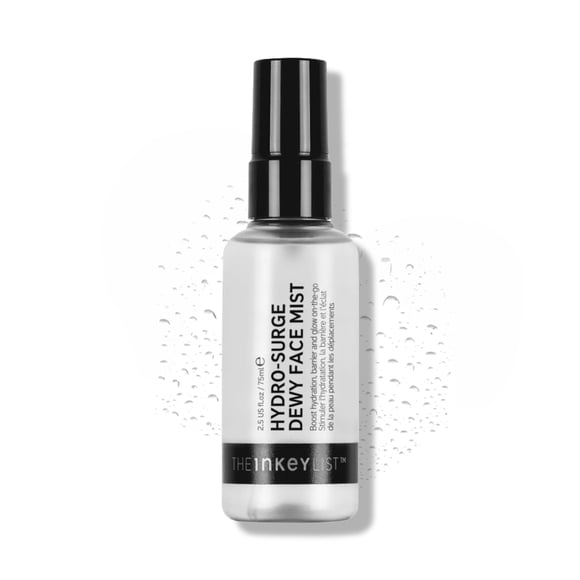 The INKEY List Hydro-Surge Dewy Face Mist 2.6 fl oz, Hydration Boosting Spray, Fragrance-Free & Alcohol-Free, Gentle Formula for Sensitive Skin, On-The-Go Application, Ve