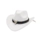 thumbnail image 4 of Minnieouse Sombrero formal de estilo étnico único, transpirable y ligero, sombrero de vaquero occidental de cachemira Sombreros vino rojo, 4 of 6