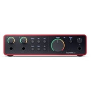 Focusrite Scarlett 2i2 4th Gen Studio Recording USB Audio Interface+Microphone
