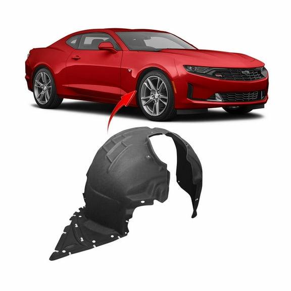 DCP Front Passenger Side Fender Liner For 2016-2022 Chevrolet Camaro GM1249295