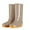 Khaki, variant on Rain Boots Women Waterproof Non- Casual Shoes Long Rain Boots Wide Calf For Gardening Outdoor Work And Everyday Wear Rain Boots Purple