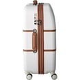 thumbnail image 2 of DELSEY Paris Chatelet Valise Rigide 24 Pouces à Carreaux-Moyenne, Blanc Champagne, 2 of 5