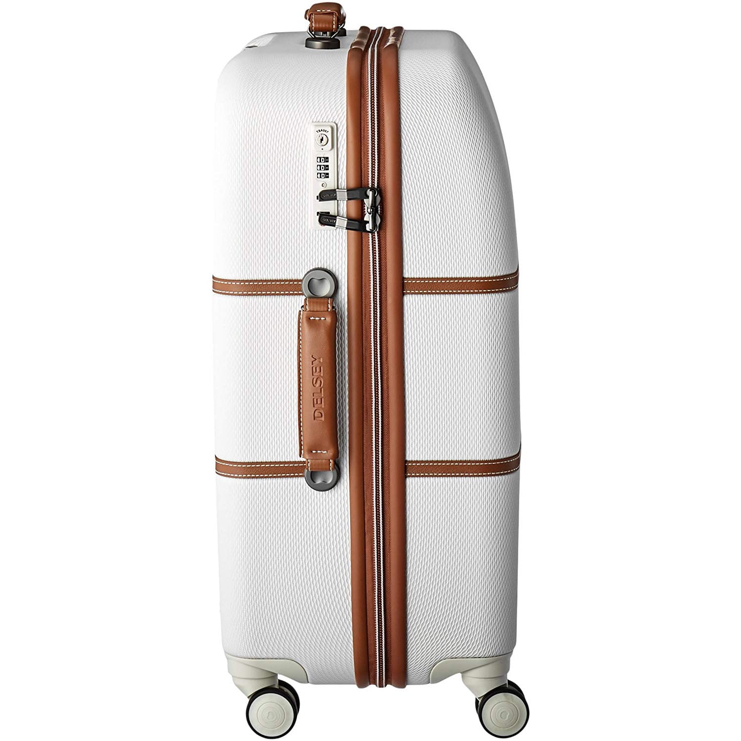 Delsey champagne luggage on sale