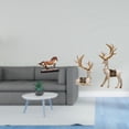 thumbnail image 2 of Figura de caballo,Figura coleccionable de caballo en miniatura,Estatua de ciervo alce,Figuras de ciervos y alces,decoración para el hogar,estatuas de resina,Figura decorativa de, 2 of 8