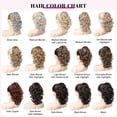 thumbnail image 6 of 12" Black Classic Loose Curly Wavy Ponytail Extension Hairpieces For Women, 6 of 7
