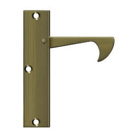Deltana EPT425U5 Edge Pulls-Thin; 4-1/4"; Antique Brass Finish