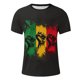 thumbnail image 5 of Mens Camisetas Algodón Casual Impreso Manga Corta Cuello Redondo Suéter Blusa para el Uso Diario, 5 of 5