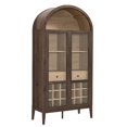 thumbnail image 1 of Modway Nolan Arched Bar Cabinet in Dark Walnut, 1 of 10