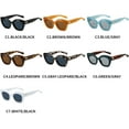 thumbnail image 7 of Cat Eye Color Sunglasses Women Retro Men Shades Uv400 Sunglasses(Blue,one), 7 of 7