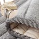 thumbnail image 3 of Cojín para silla de comedor de felpa gruesa de invierno, cojín antideslizante para asiento de ordenador de oficina de 30*30CM, 3 of 5