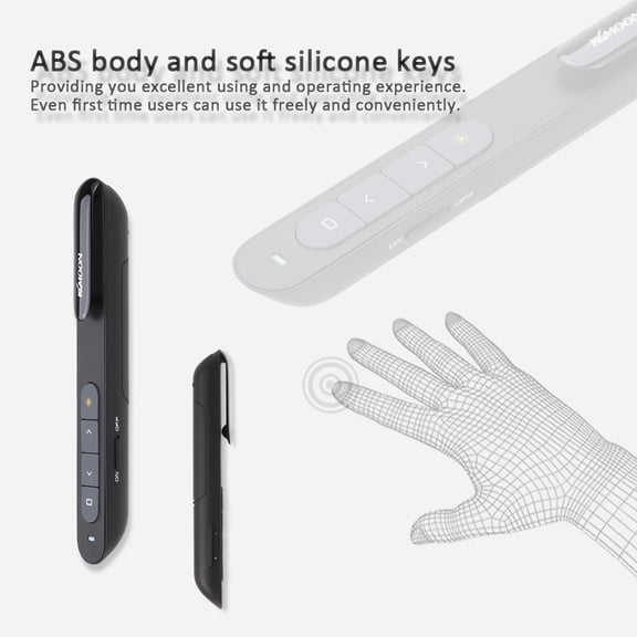 Nishore Presenter,Powerpoint Clicker 10m Support Presenter Usb Handheld Ppt Support With Flip Pen Presenter 10m Pen Pointer Usb Receiver Presenter Du Remote 10m Receiver Usb 650nm Pointer Presenter