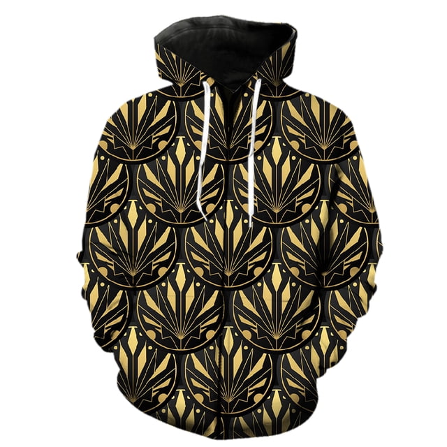 Sudadera con capucha y cremallera para hombre con estampado geométrico abstracto, moda 3D, gran oferta 2024, estilo Harajuku divertido.