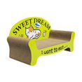 thumbnail image 3 of Cama rascadora para gatos, tapete con forma de sofá, moderna, elegante, multifuncional, para interiores, con diseño de dibujos animados. Verde, 3 of 9