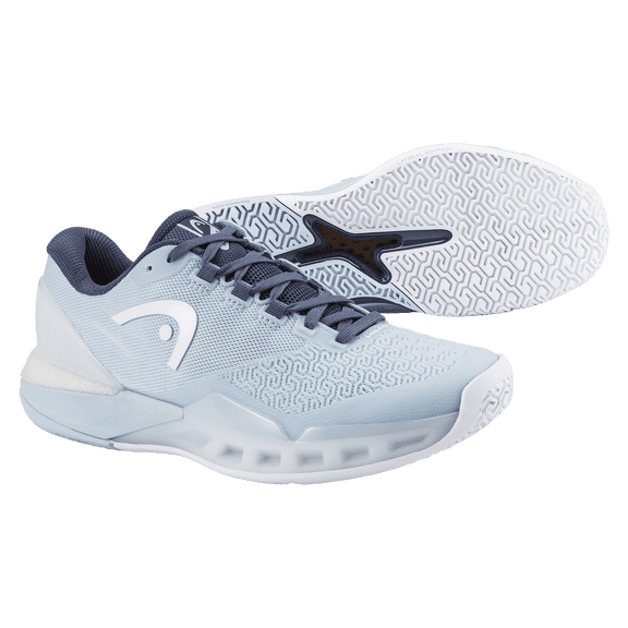 HEAD Revolt Pro 5.0 Clay Light Blue Dark Blue Womens Tennis Shoes