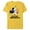 Yellow, variant on Disney Mickey Mouse It's My Birthday! - Short Sleeve Blended T-Shirt for Adults - Customized-Yellow