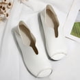 thumbnail image 5 of Vibrex Women's Round Toed Flats Comfortable Wide Width Fashion Casual Solid Color Flat Shoes Business Casual Shoes Women, 5 of 9