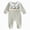 L101-Green, variant on Newborn Fall Baby Boy Footie Romper Collared Football/Duck Striped Jumpsuit Footed Clothes Knit Winter Outfit(L101-Blue,Newborn)