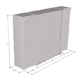 thumbnail image 6 of Aria 3D-EXEX Wardrobe with 1 Mirror, 6 of 6
