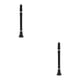 thumbnail image 2 of Wosthever B Clarinete plano Instrumento de viento de Musical Bien elaborado Pantalla de sonido maravilloso para estudiantes Banda Adulto clarinete 2Conjunto, 2 of 6