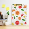 thumbnail image 6 of FMSHPON Citrus Lemon Orange Clipboard Hardboard Wood Nursing Clip Board and Pull for Standard A4 Letter 13x9 inches, 6 of 8