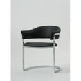 thumbnail image 1 of HomeRoots 284242 Contemporary Leatherette Dining Chair - Black, 1 of 1