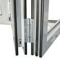 thumbnail image 4 of KaMic 144" x 80" 5 Panels Aluminum Folding Door In White, Folded Out From Left To Right, 4 of 7