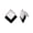 B, variant on Geometric Large Clip on Earrings for Women Square Silver Black Two-Tone Opal Earrings Non Pierce Ears Clips Hypoallergenic Jewelry