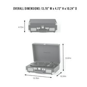 Crosley Cruiser Plus Vinyl Record Player مع مكبرات الصوت والبلوتوث اللاسلكي - أقراص صوتية
