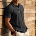 thumbnail image 4 of Top Abrigo de los Hombres de Color Sólido de Manga Larga Botón-Up Cuello Chaqueta Casual, Ligero de Nylon con Capucha Superior para Verano Y Primavera, 4 of 8