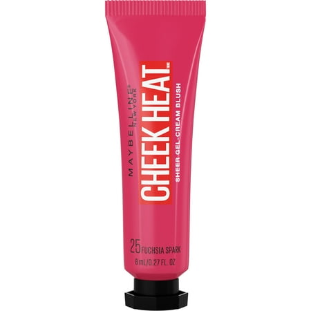 Maybelline Cheek Heat Gel Cream Blush Face Makeup Fuchsia Spark 0.27 oz