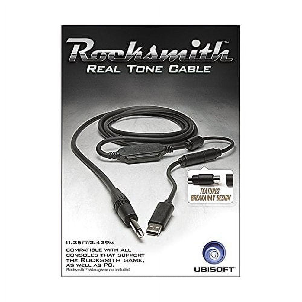 Ubisoft Rocksmith Real Tone USB Audio Cable, 11.25ft, PS3, PS4