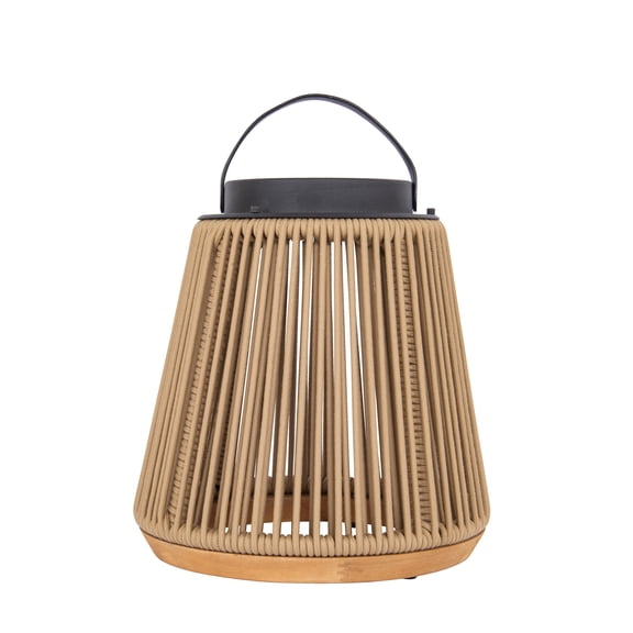 Craftmade - Sea Scape 14.5 in. Solar LED Portable Outdoor Rechargeable Midnight Finsish Table Lamp