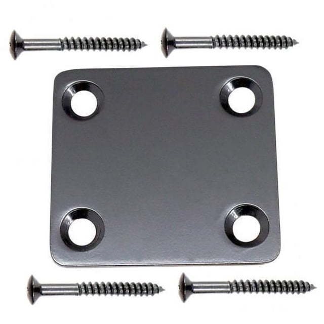 Placa de cuello de 5xmini para reemplazo de bajo de guitarra de ST - Negro 5 piezas