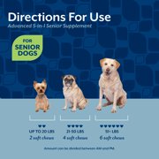 NaturVet Senior Advanced 5-in-1 Support Soft Chews